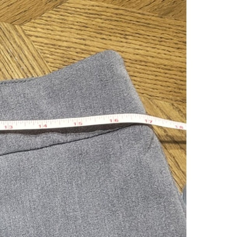 Gloria Vanderbilt Womens Gray Wide Leg Dress Pants Size 12 Career Trousers - Picture 9 of 9